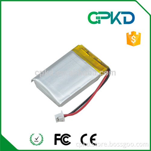 prismatic battery 3.7v 250mah lithium ion cell